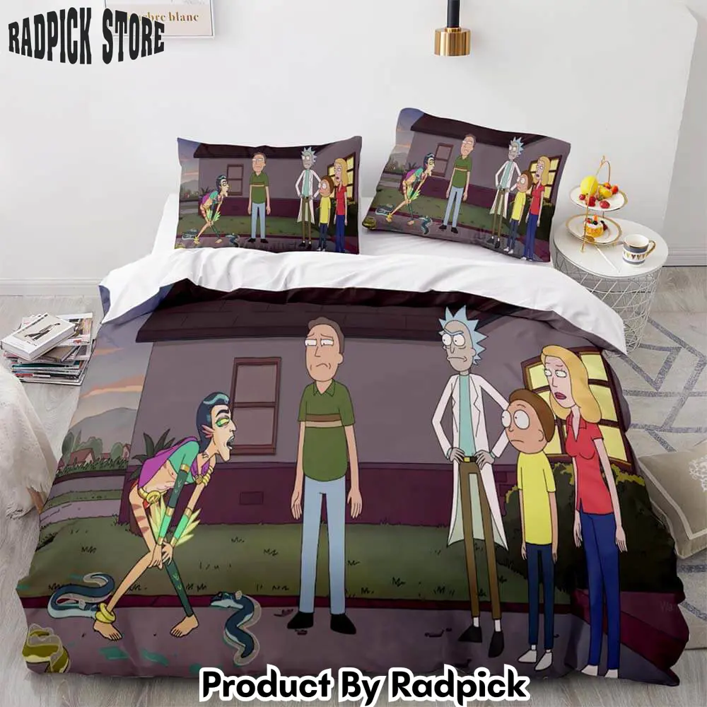Rickand morty season5 bedding set quilt duvet cover bedding sets  rp0424547